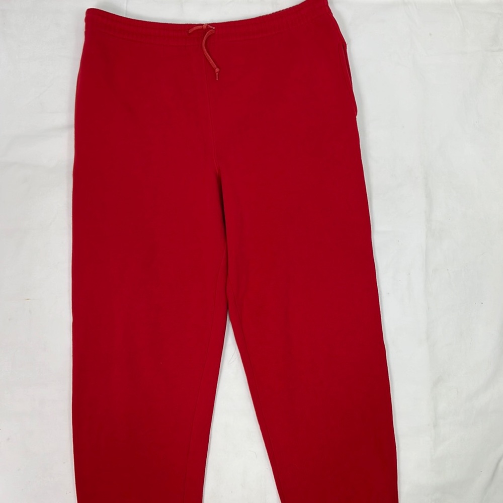 #1002 Pro Spirit Bright Red Stretchy Sweatpants | Size: S